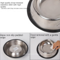 Stainless Steel Dog Food Bowl Custom Fall Resistant and Non-slip Dog Feeding Bowl